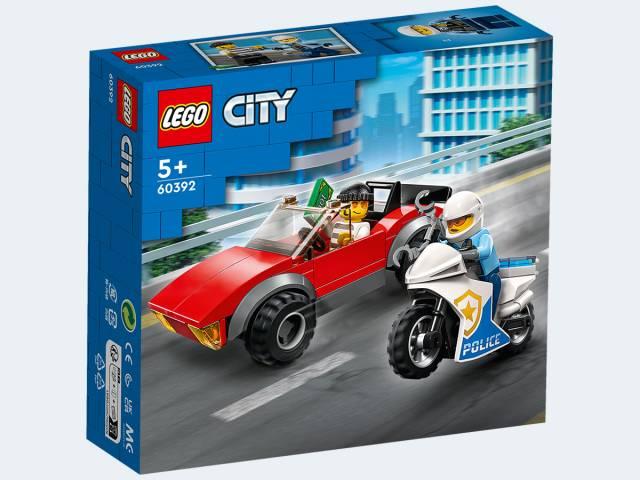 LEGO City 60392 - Verfolgungsjagd mit dem Polizeimotorrad