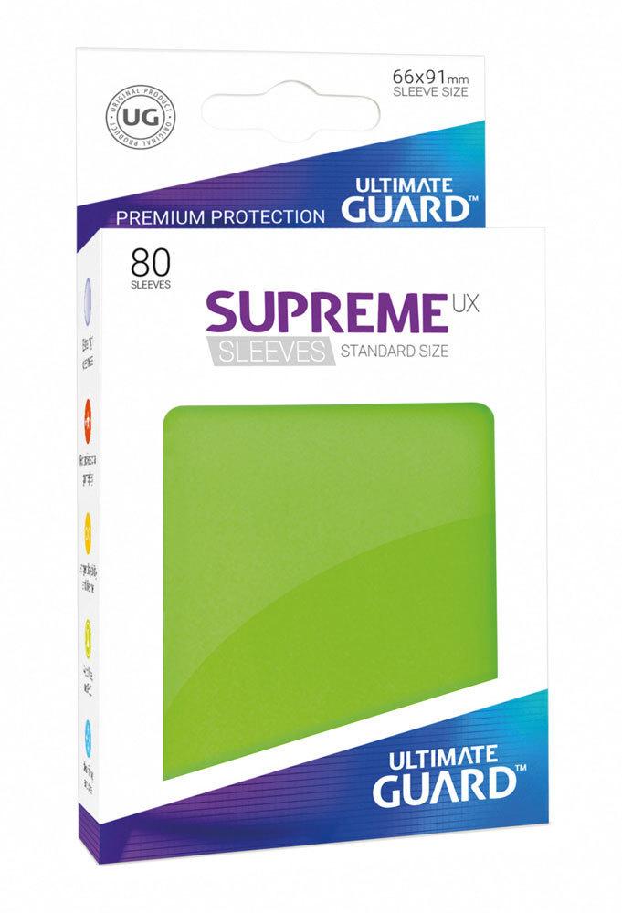 Supreme UX Sleeves - 66x91 (80 Sleeves), light green