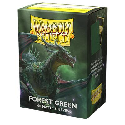 Dragon Shield - Card Sleeves: Forest Green Matte, Standard Size (100 Sleeves)