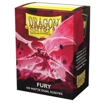 Dragon Shield - Card Sleeves: Fury Dual Matte, Standard Size (100 Sleeves)