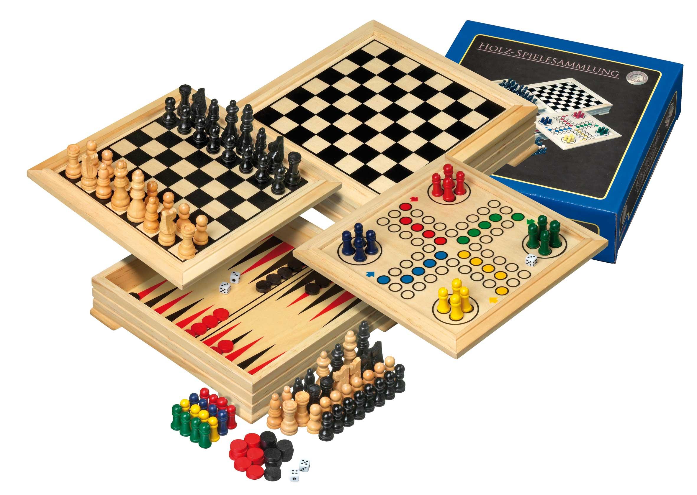Holz-Spielesammlung (Reisespiel)