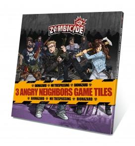 Zombicide - 3 Angry Neighbors Game Tiles