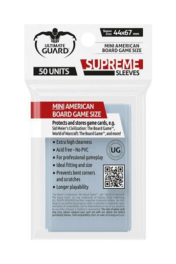 Supreme Sleeves - Mini American: 44x67 mm (50)