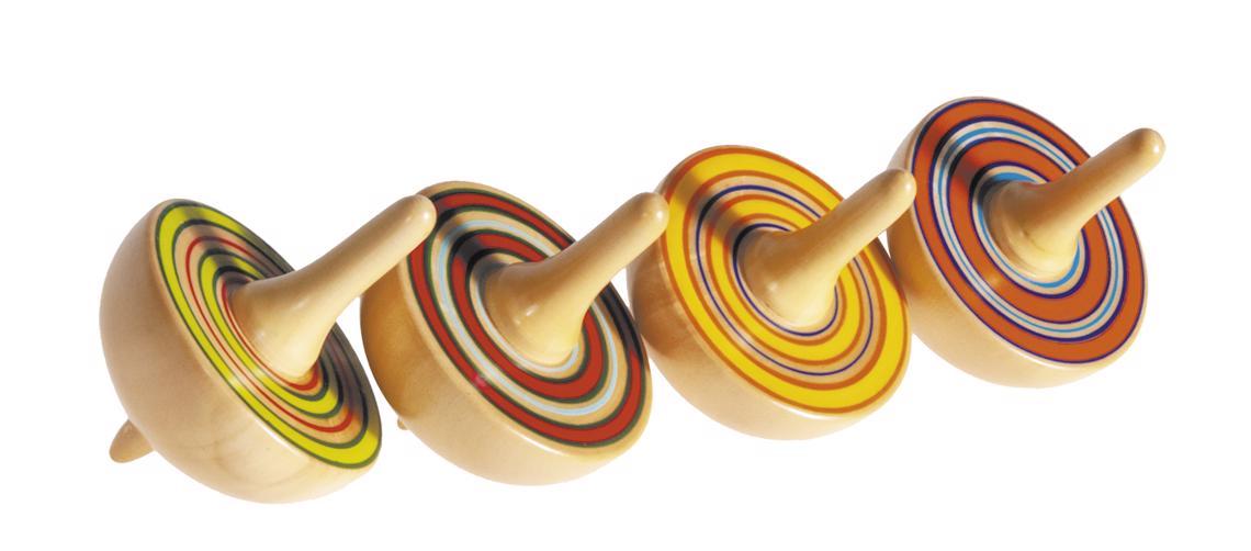 Holzkreisel "Concentric"