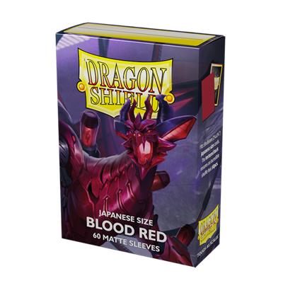 Dragon Shield - Card Sleeves: Blood Red Matte, Japanese Size (60 Sleeves)