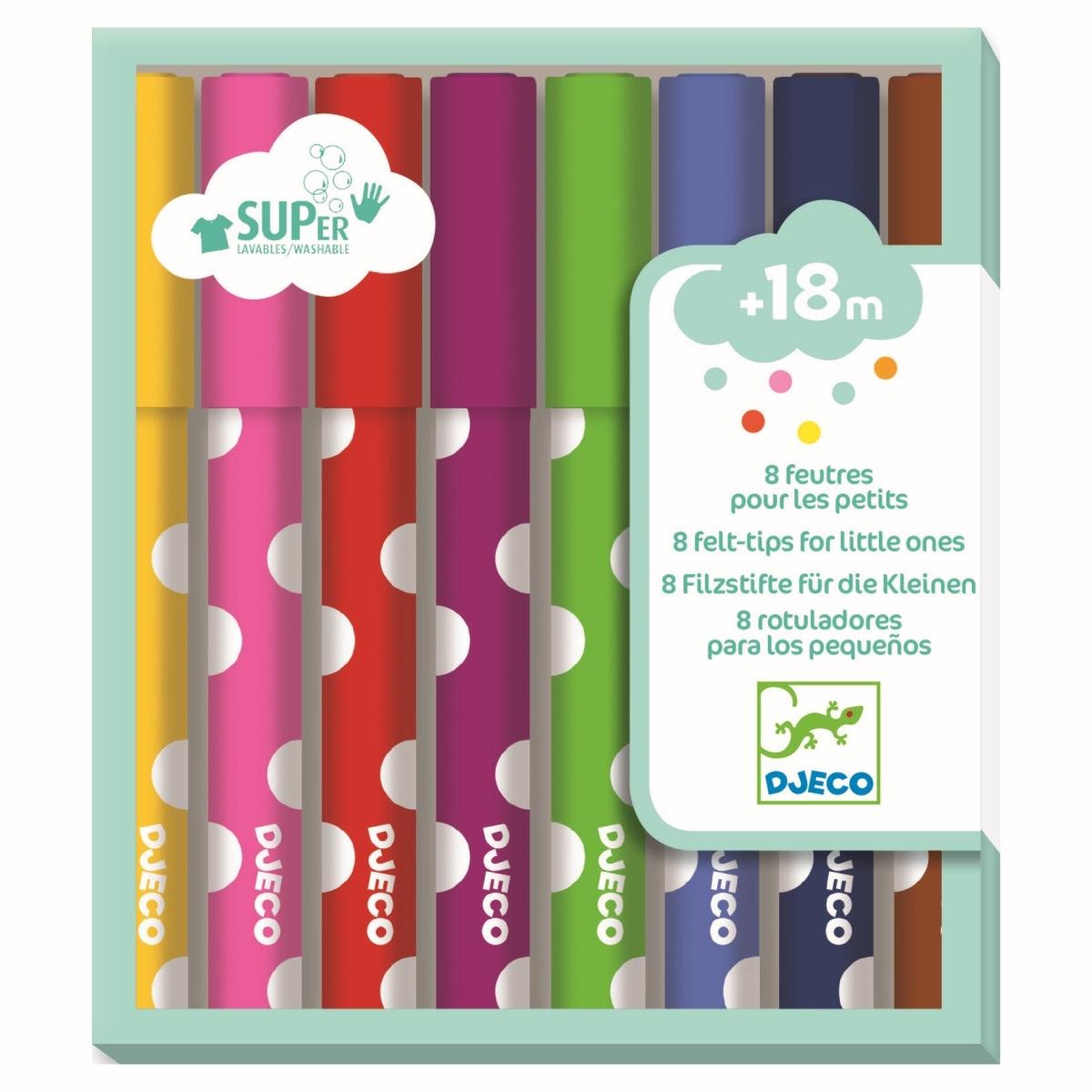 Farben: 8 dicke Filzstifte