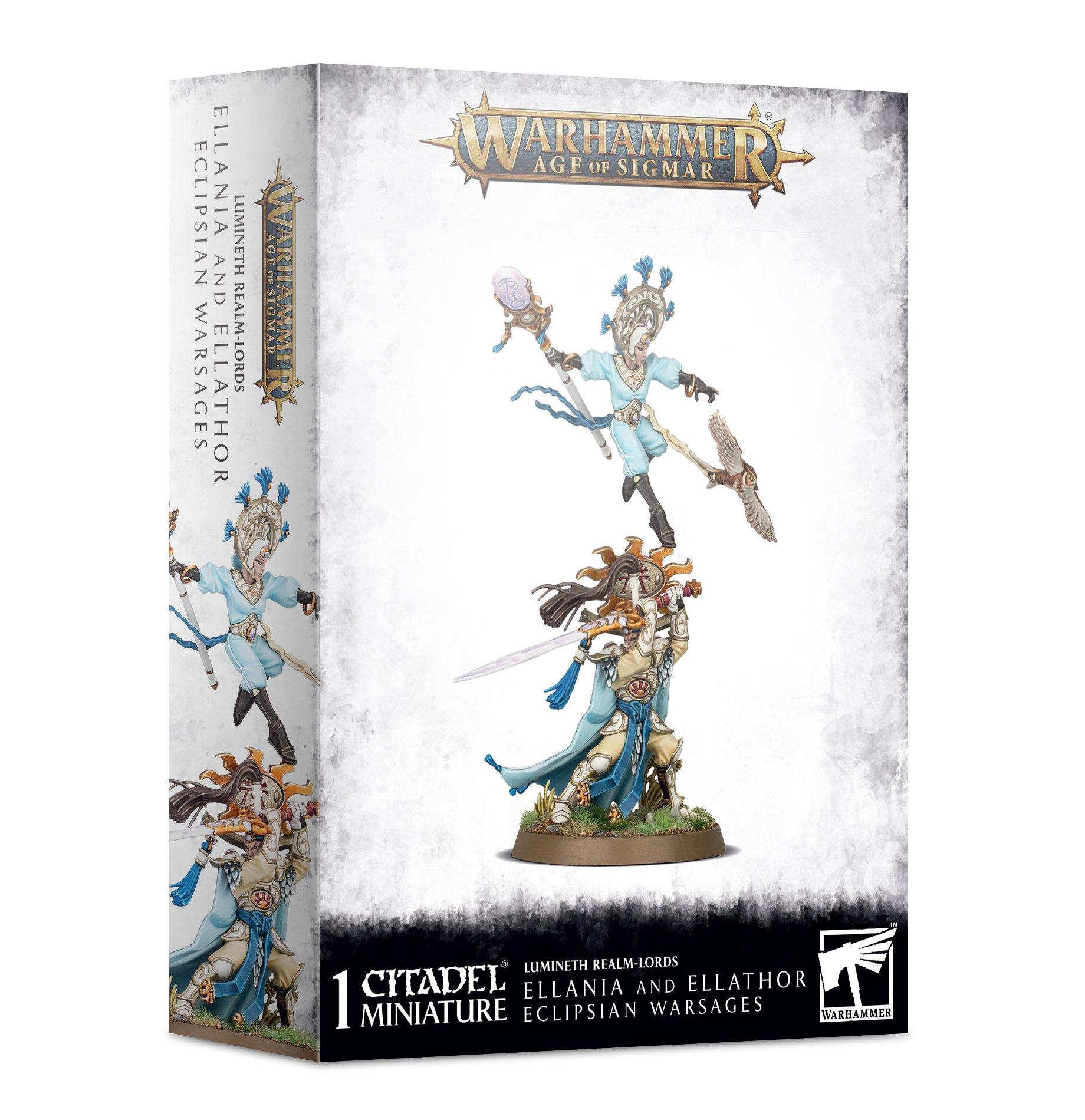 Warhammer: Age of Sigmar - Lumineth Realm-Lords: Ellania and Ellathor, Eclipsian Warsages