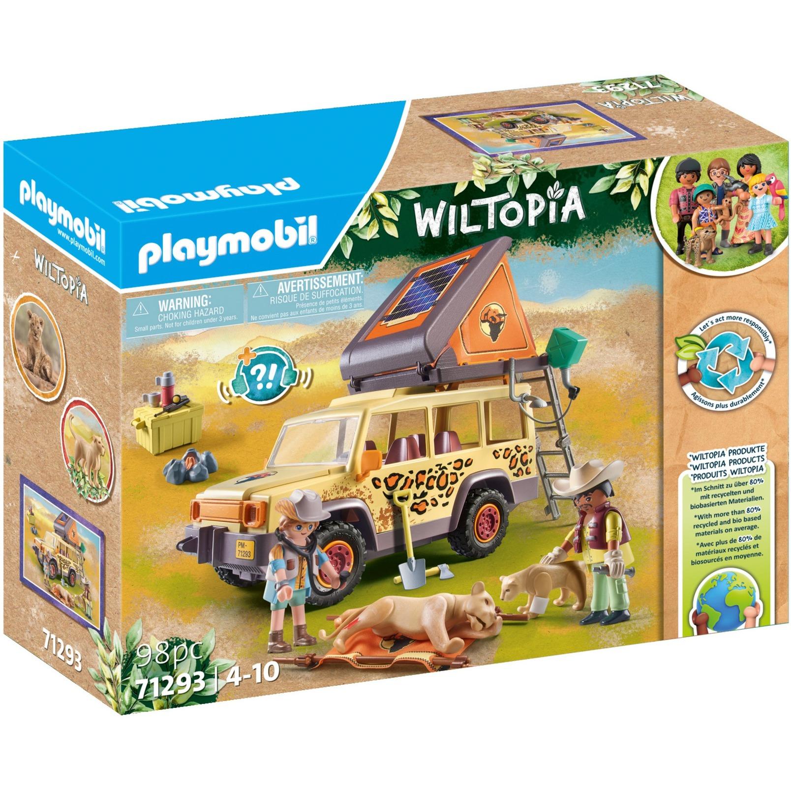 Playmobil 71293 - Wiltopia: Mit dem Geländewagen bei den Löwen