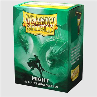 Dragon Shield - Card Sleeves: Might Dual Matte, Standard Size (100 Sleeves)