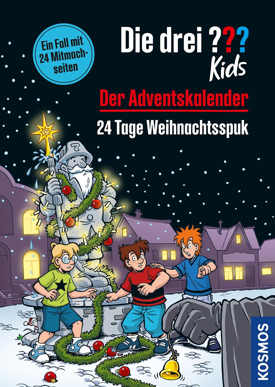 Die drei ''' kids - Adventskalenderbuch: 24 Tage Weihnachtsspuk