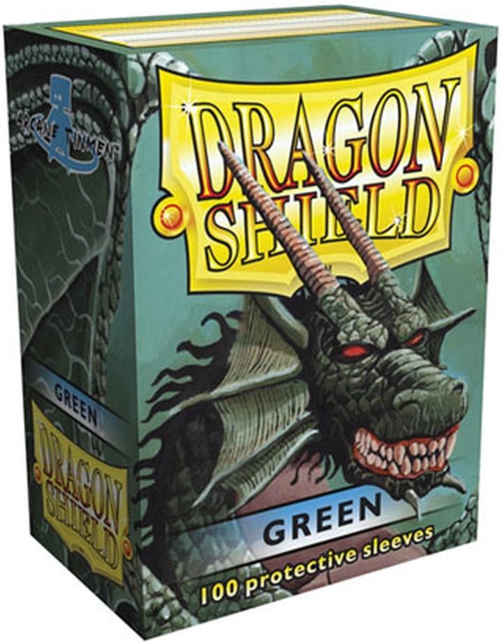 Dragon Shield - Card Sleeves: Classic Green, Standard Size (100 Sleeves)