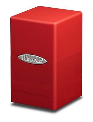 Ultra Pro - Satin Tower Deck Box, Red