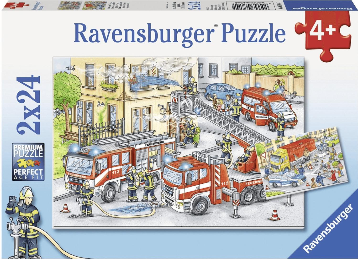 Ravensburger Puzzle - Helden im Einsatz - 2 x 24