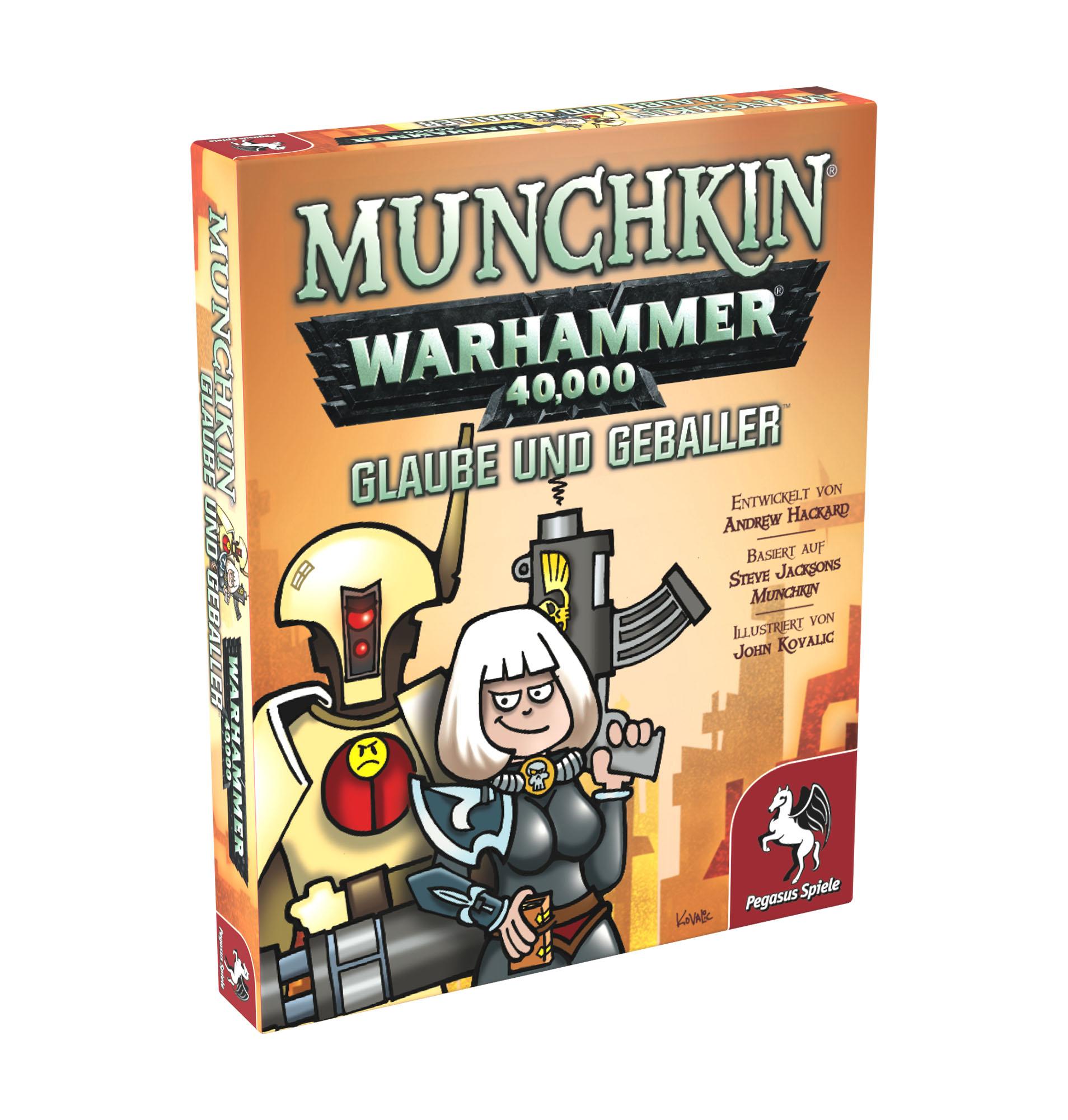 Munchkin Warhammer 40,000 - Erweiterung: Glaube und Geballer