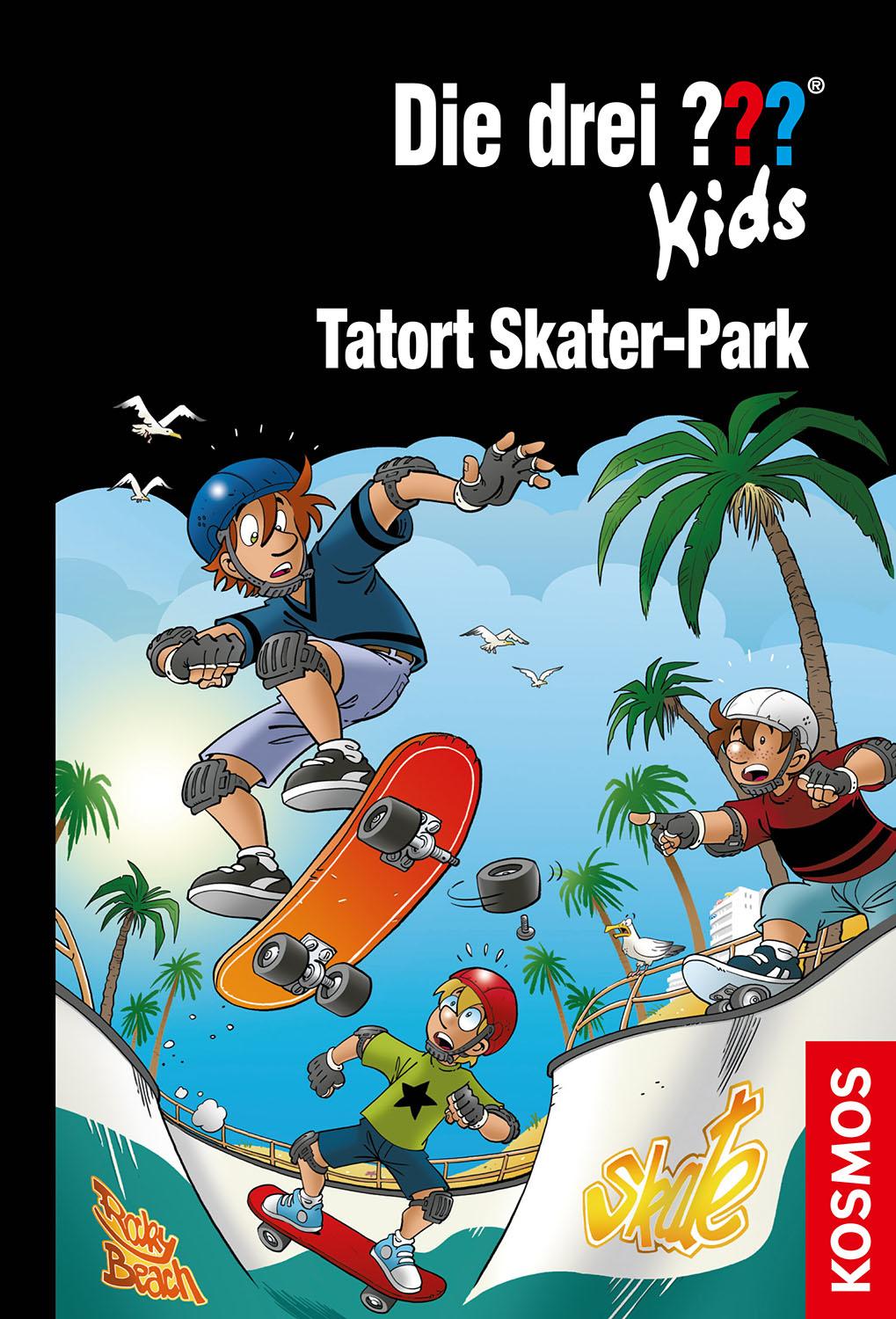 Die drei ''' Kids Buch: Tatort Skater-Park