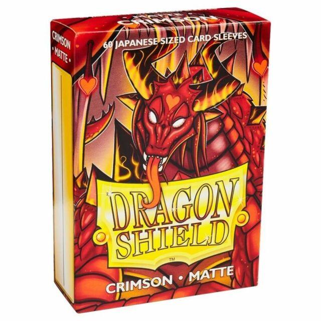 Dragon Shield - Card Sleeves: Crimson Matte, japanese Size (60 Sleeves)