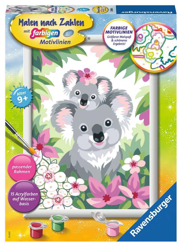 Malen nach Zahlen - Süße Koalas