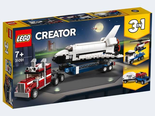 LEGO Creator 31091 - Transporter für Space Shuttle 3in1