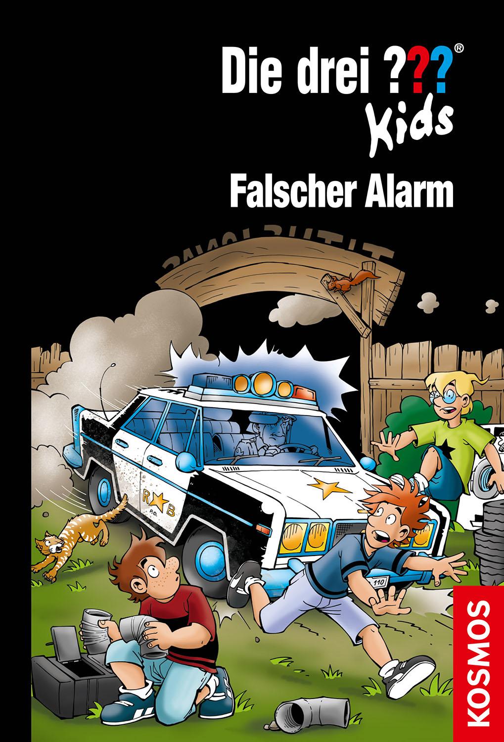 Die drei ''' Kids Buch: Falscher Alarm