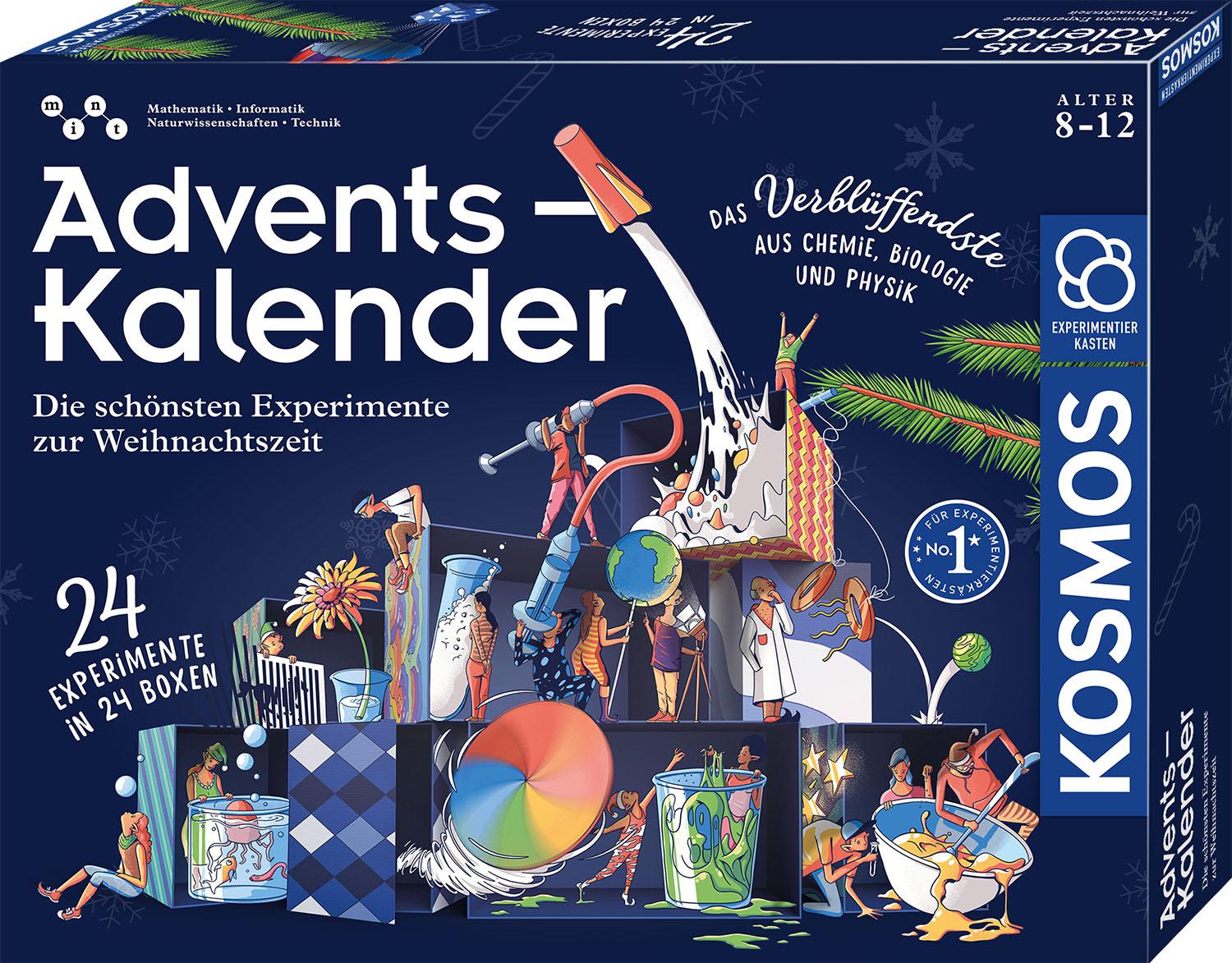 Experimentierkasten-Adventskalender - Die schönsten 24 Experimente zur Weihnachtszeit