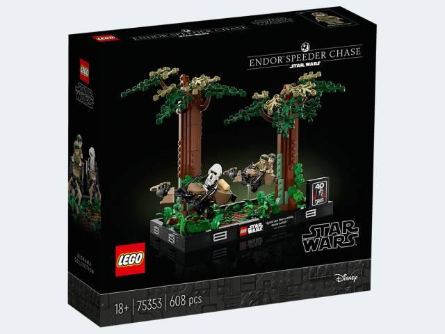 Lego Star Wars 75353 - Verfolgungsjagd auf Endor Diorama