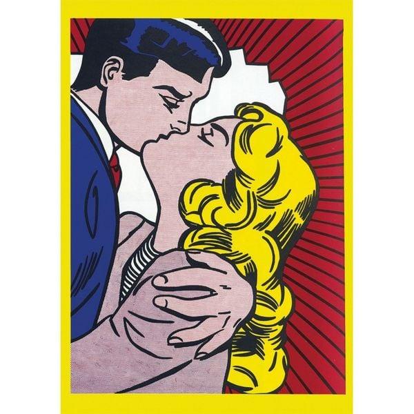 Puzzle 1000 Teile - Roy Lichtenstein: Kiss III