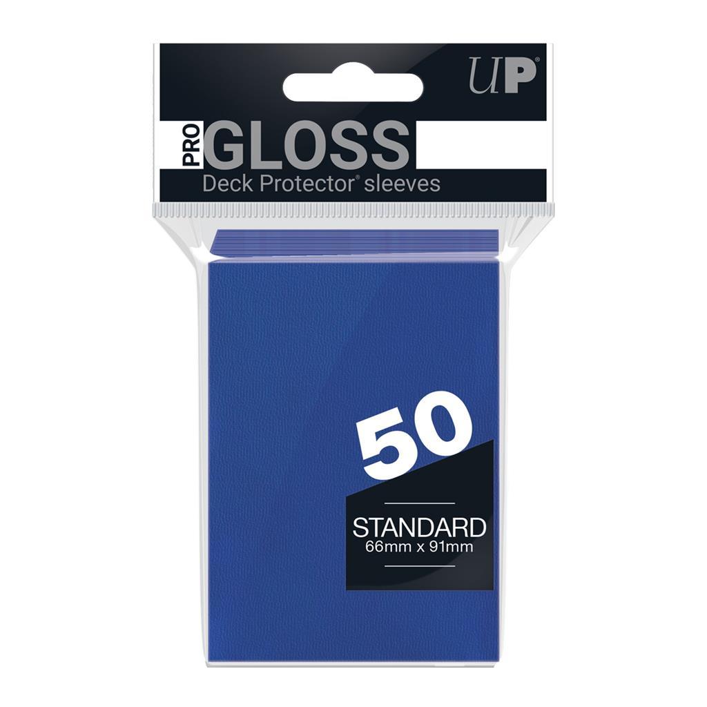 Ultra Pro - Pro Gloss Standard Size 66x91 mm, Blue (50 Sleeves)