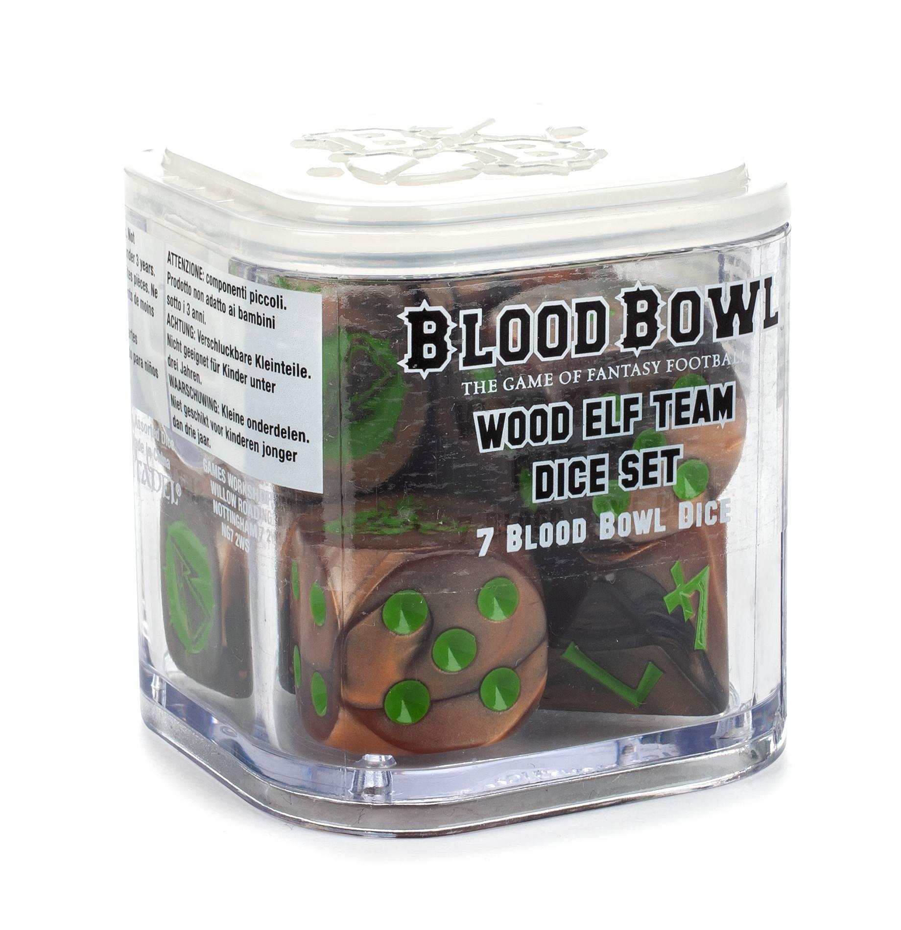 Blood Bowl - Wood Elf Team Dice Set