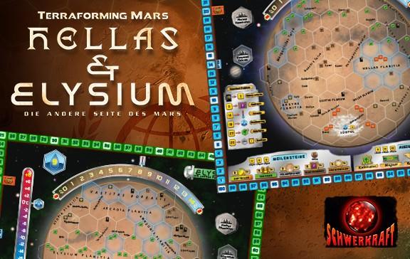 Terraforming Mars - Erweiterung: Hellas & Elysium