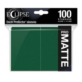 Deck Protector Sleeves - Pro-Matte: Eclipse, Standard Size 66x91 mm (100), Forest Green
