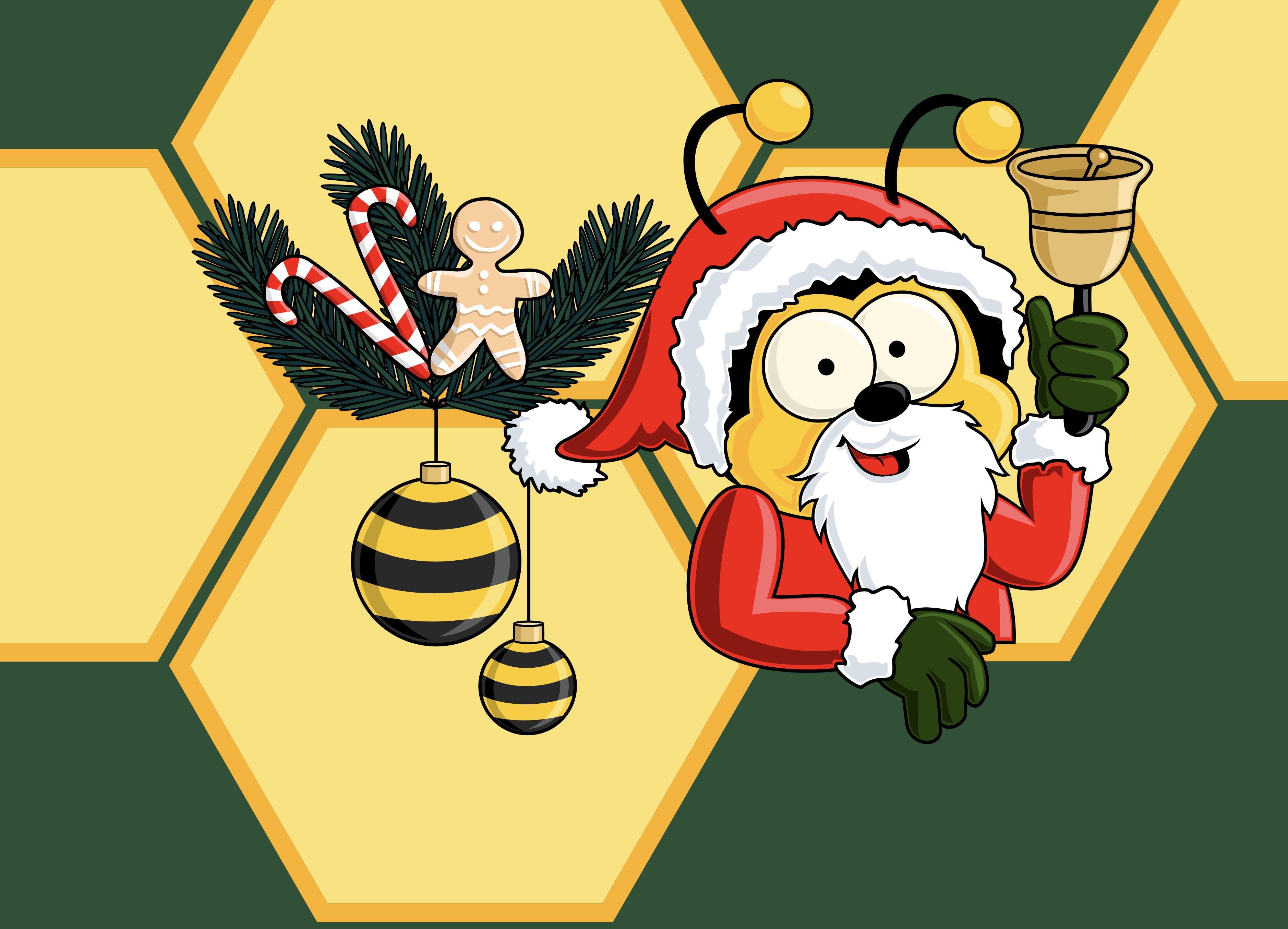 Glückwunsch Karten (Version 7) - Hiveworld/Weihnachten Postkarte