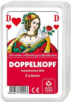 Doppelkopf - Französisches Bild, Leinen