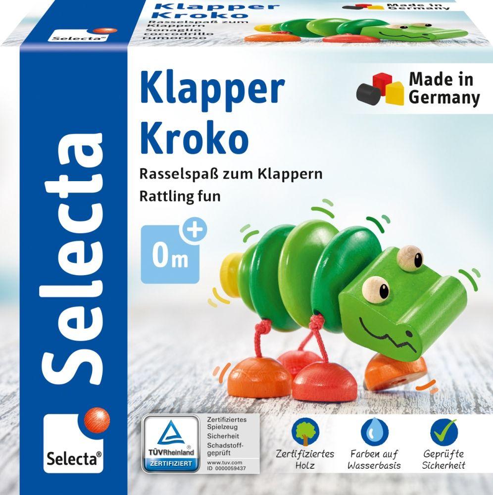 Selecta - Klapper-Kroko: Rasselspaß zum Klappern (10 cm)