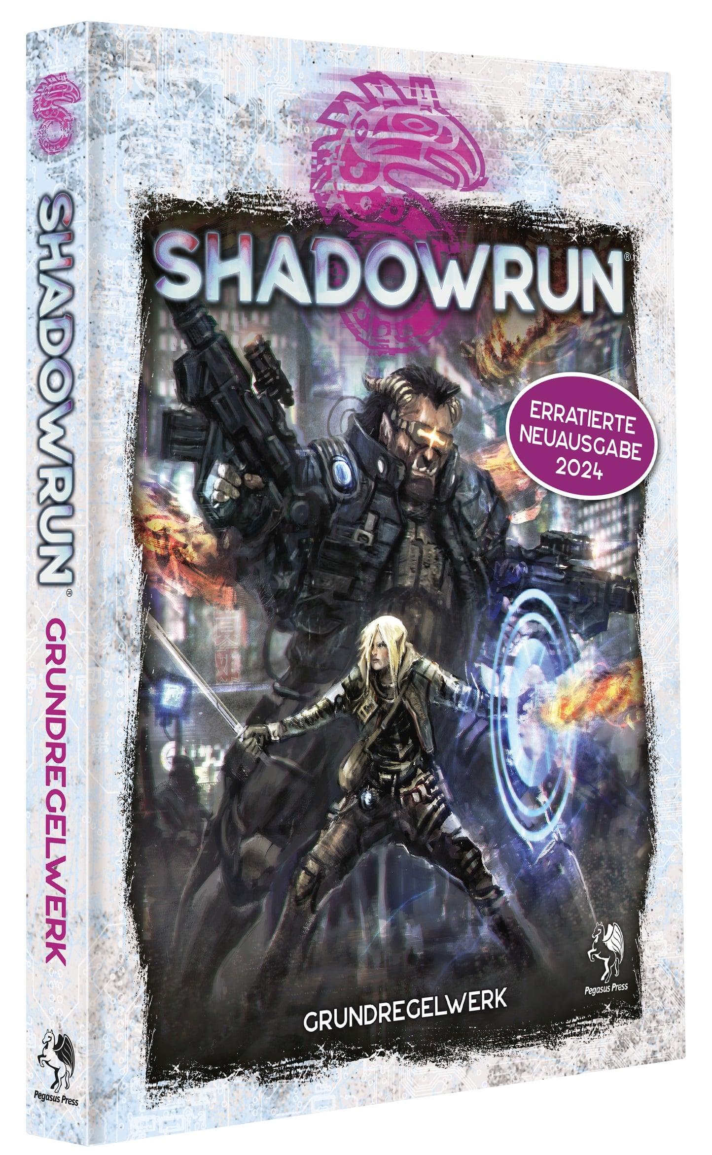 Shadowrun 6 - Grundregelwerk: Erratierte Neuausgabe 2024 (SC)