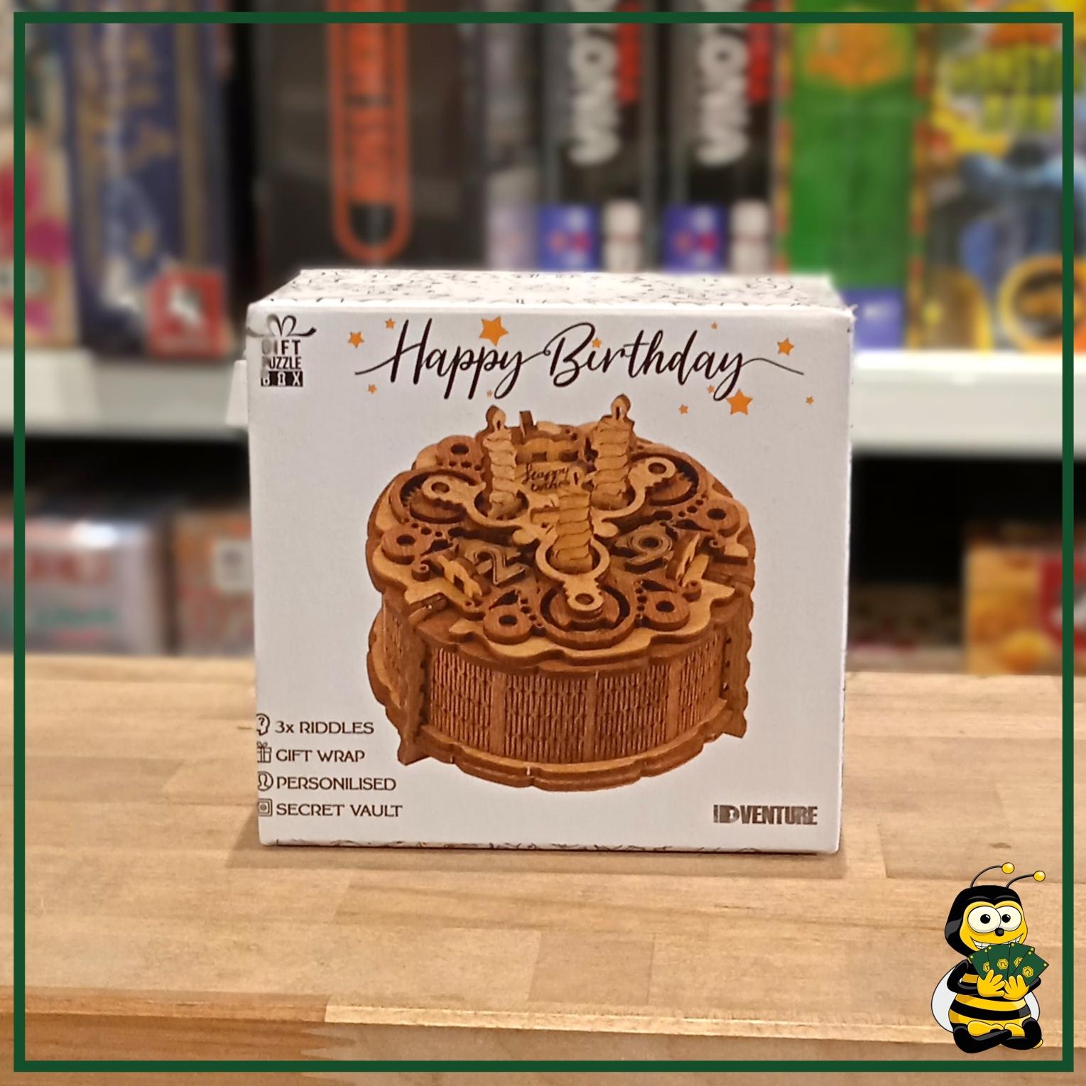 Gift Puzzle Box - Birthday Cake