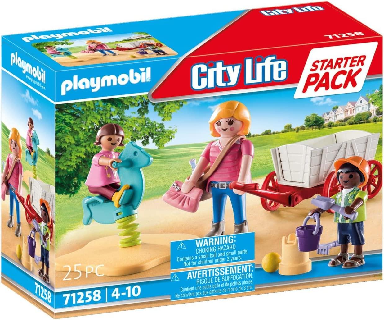 Playmobil 71258 - Starter Pack: City Life Erzieherin mit Bollerwgen