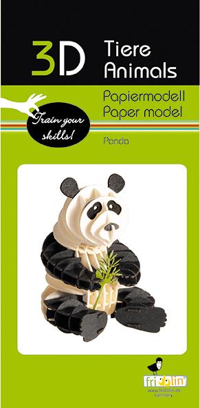 3D Papiermodell: Panda