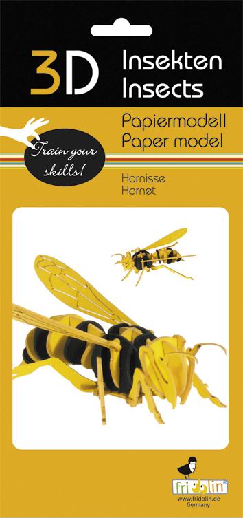 3D Papiermodell - Hornisse