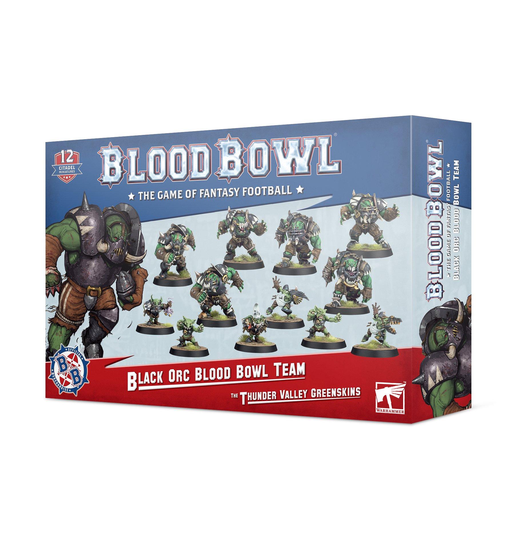 Blood Bowl - Black Orc Blood Bowl Team - The Thunder Valley Greenskins