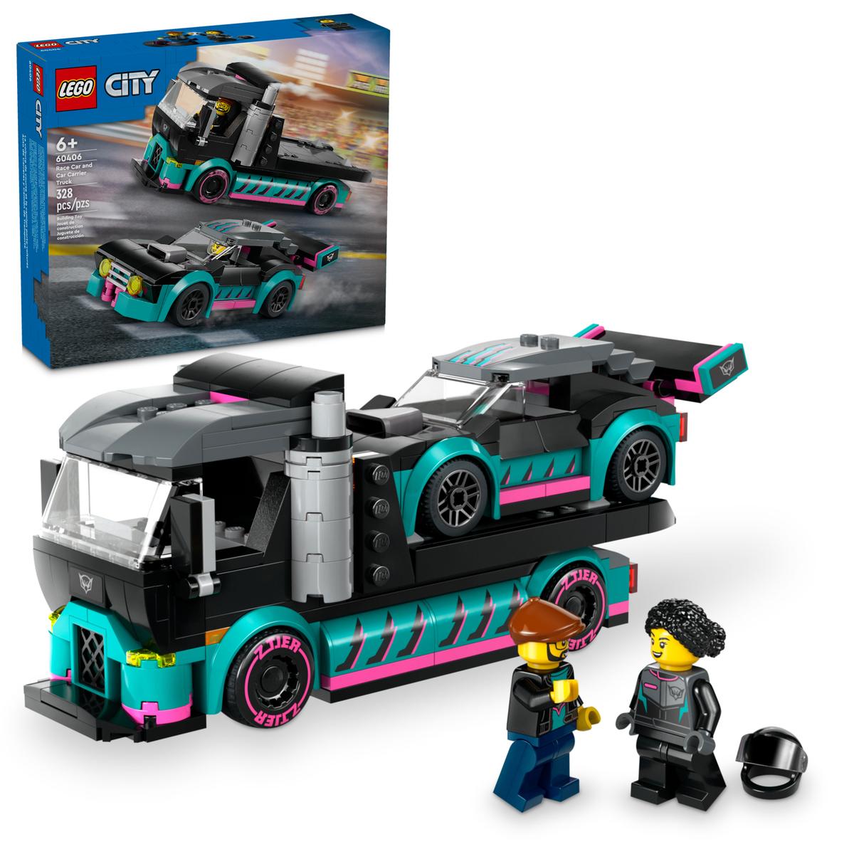 Lego City 60406 - Autotransporter mit Rennwagen