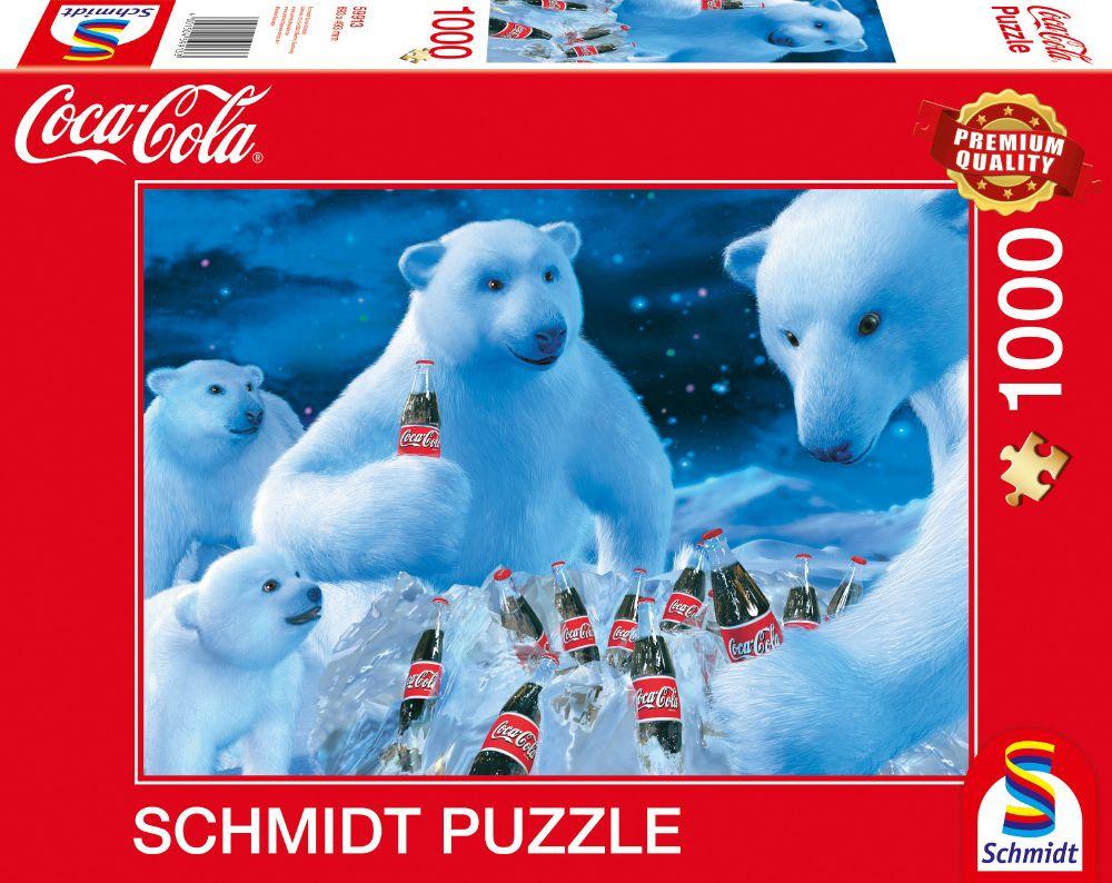 Schmidt Puzzle - Coca Cola Polarbären - 1000 Teile