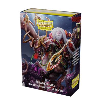 Dragon Shield - Card Sleeves: Christmas 2022 Brushed Art, Japanese Size (60 Sleeves)