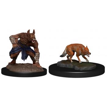 D&D - Nolzur's Marvelous Miniatures: Jackalwere & Jackal