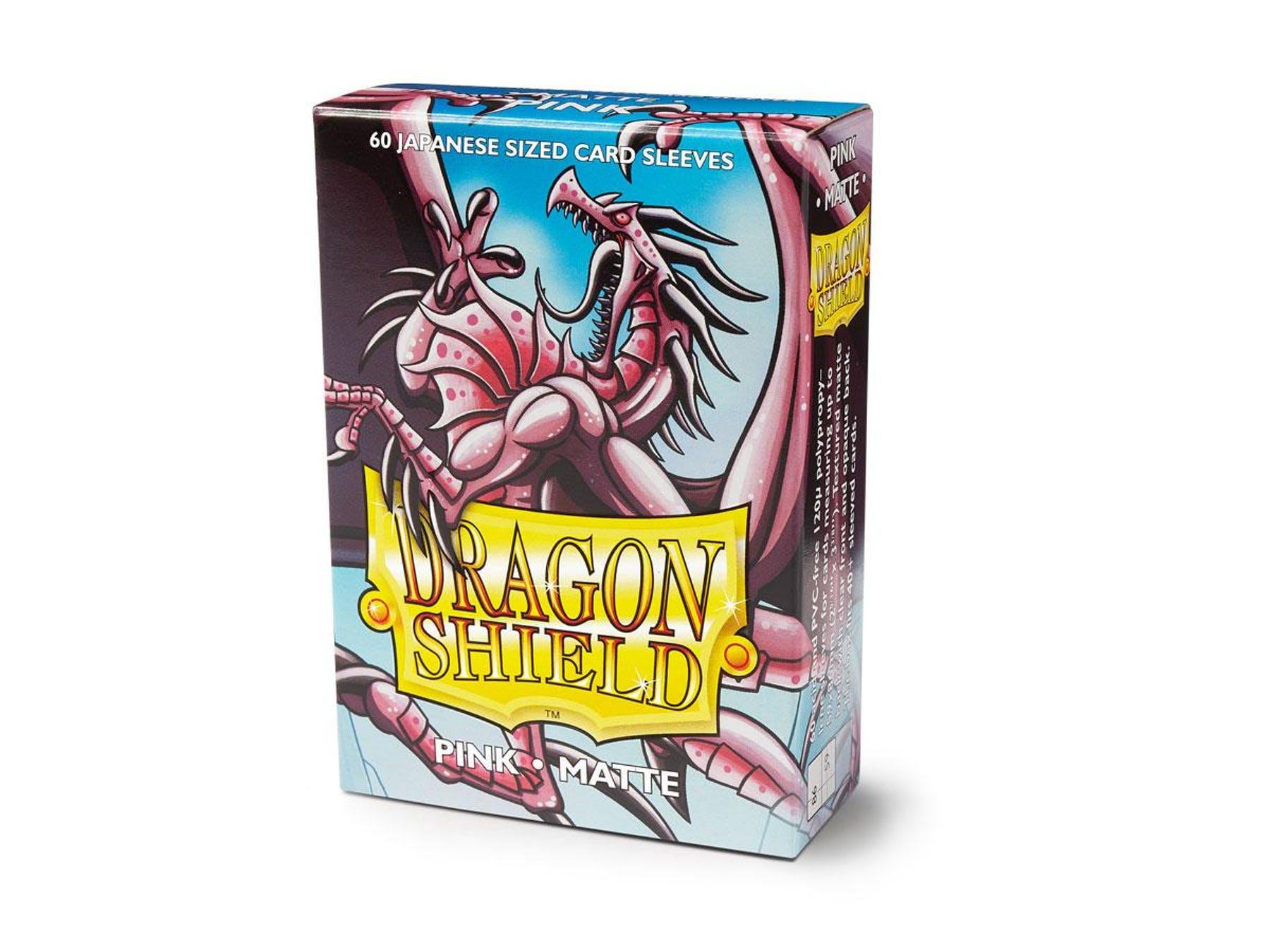 Dragon Shield - Card Sleeves: Pink Matte, japanese Size (60 Sleeves)