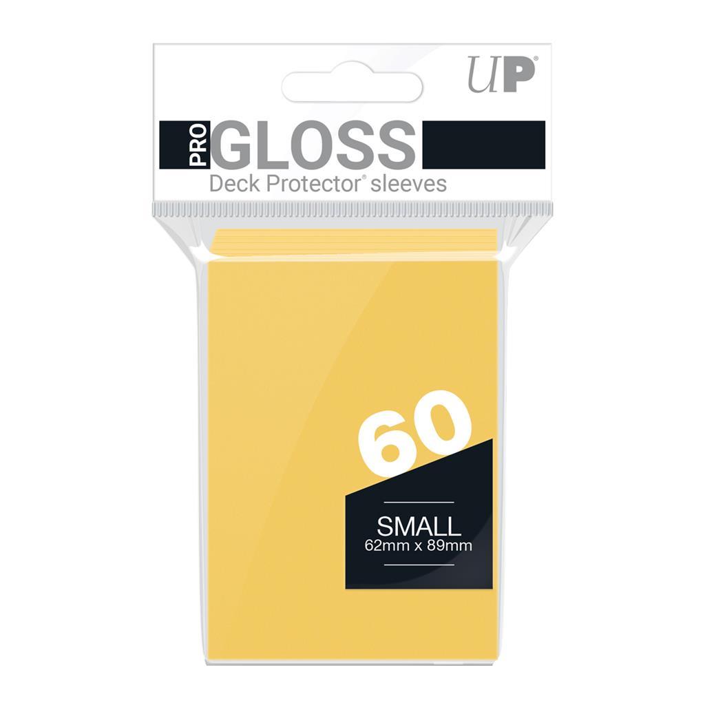 Ultra Pro - Pro Gloss Small Size, 62x89 mm, Yellow (60 Sleeves)