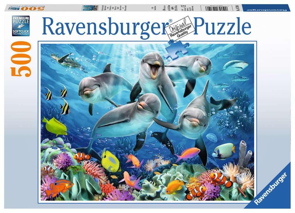 Ravensburger Puzzle - Delfine im Korallenriff - 500 Teile
