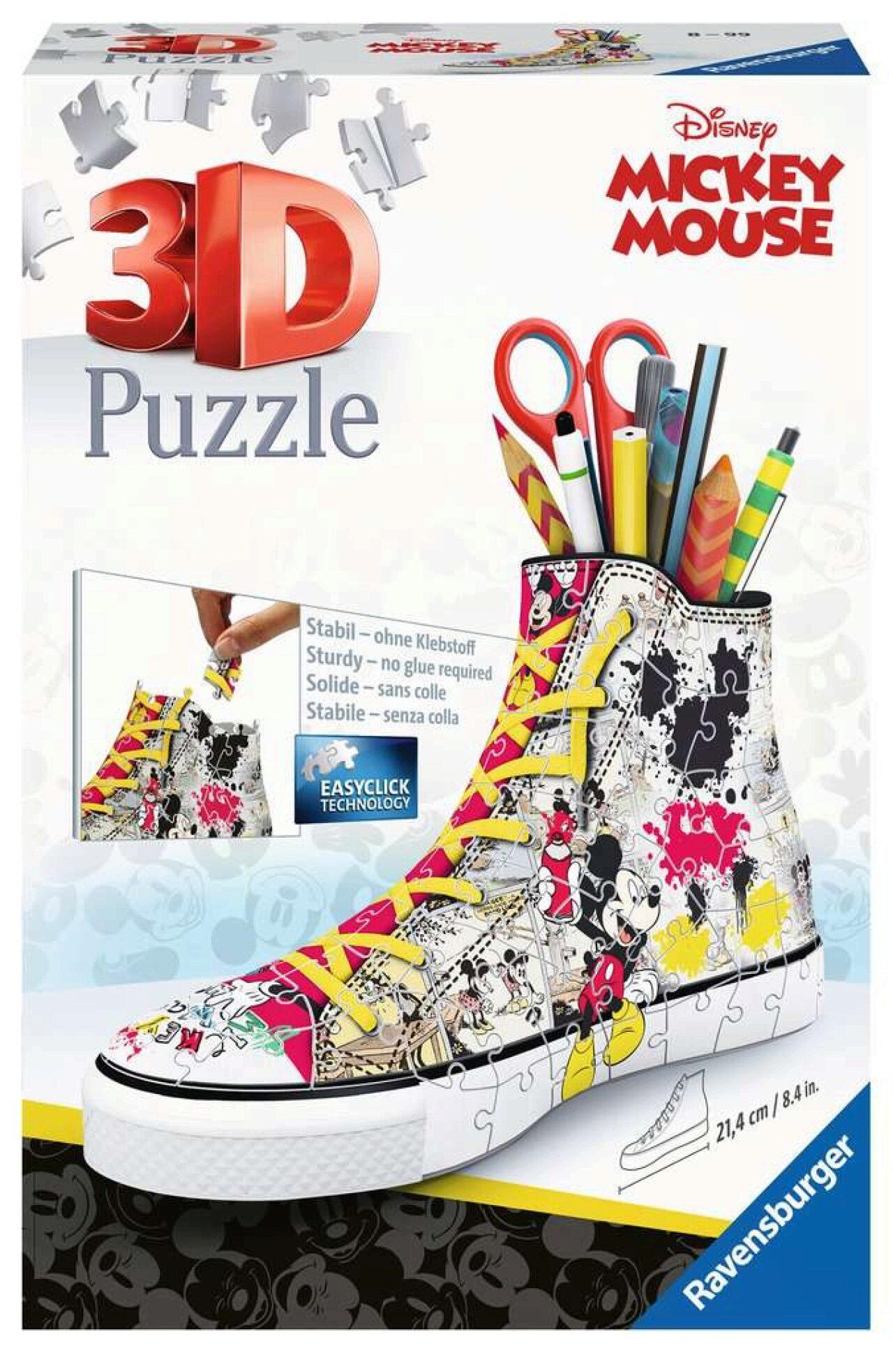 Ravensburger 3D Puzzle - Disney Mickey Mouse Sneaker (Stiftehalter)