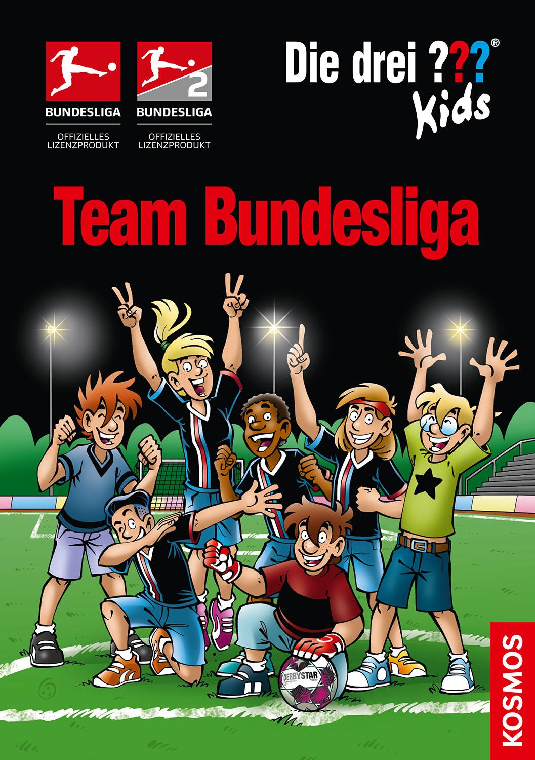 Die drei ''' Kids Buch: Team Bundesliga