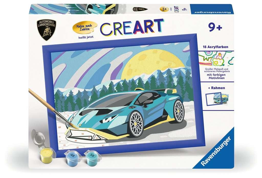 CreArt - Blauer Lamborghini