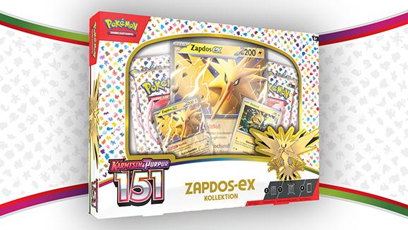 Pokémon - Zapdos-EX Kollektion: Karmesin & Purpur - 151